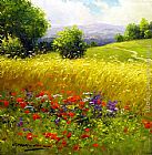 2011 Canvas Paintings - Gerhard Nesvadba wildflowers